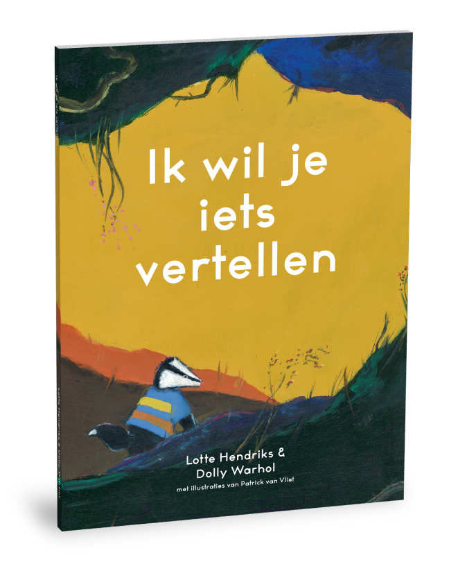 3D mockup of the Ik wil je iets vertellen picture book